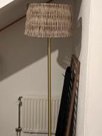 Staande lamp met rieten kap, Ophalen, Zo goed als nieuw, Metaal, 150 tot 200 cm