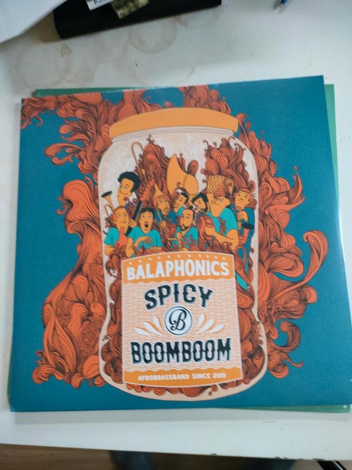Folk rock BALAPHONICS : SPICY BOOMBOOM, Cd's en Dvd's, Vinyl | Rock, Nieuw in verpakking, Overige genres, 12 inch, Ophalen of Verzenden