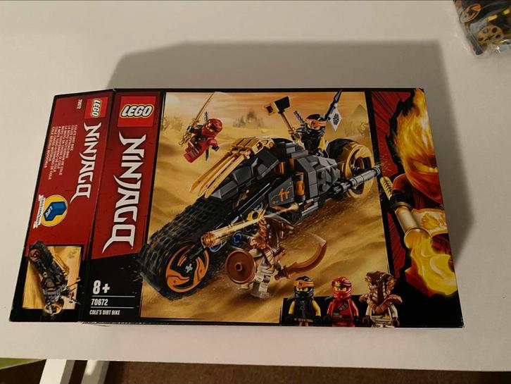 Lego Ninjago 70672 Cole's Dirt Bike, Kinderen en Baby's, Speelgoed | Duplo en Lego, Zo goed als nieuw, Lego, Complete set, Ophalen of Verzenden