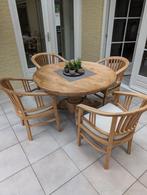 tafel, Huis en Inrichting, Tafels | Eettafels, Ophalen, Gebruikt, Vier personen, 100 tot 150 cm