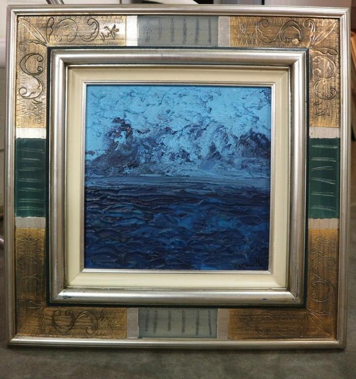Gil CAMATTE, Zeegezicht 2, Antiek en Kunst, Kunst | Schilderijen | Klassiek, Ophalen of Verzenden