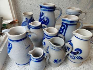 keulse kan 10 kannen en 6 mini keulsekannen potten beschikbaar voor biedingen