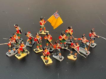 Schotse infantry waterloo hand painted 1:72 beschikbaar voor biedingen