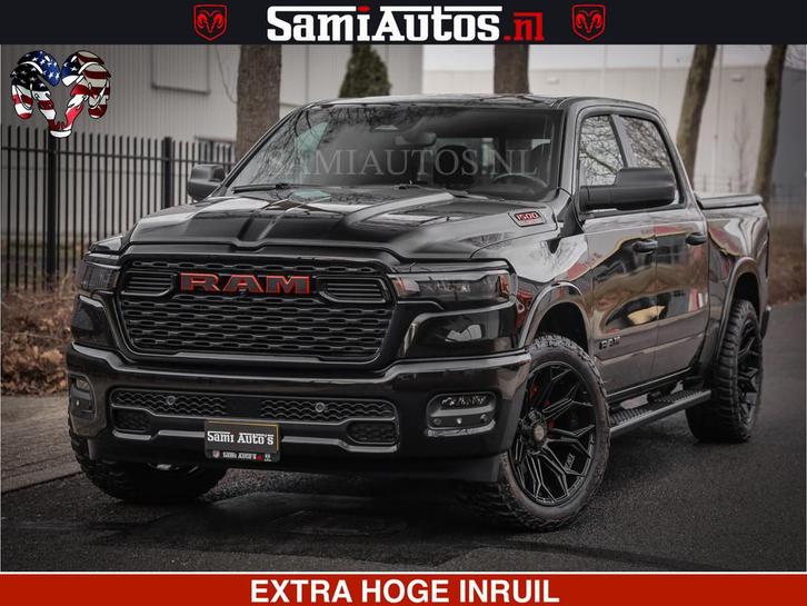 Dodge Ram RS LEDER RODE STIKSELS | 6 PERSOONS | 420Pk 636Nm, Auto's, Dodge, Bedrijf, Te koop, Overige modellen, 4x4, Achteruitrijcamera