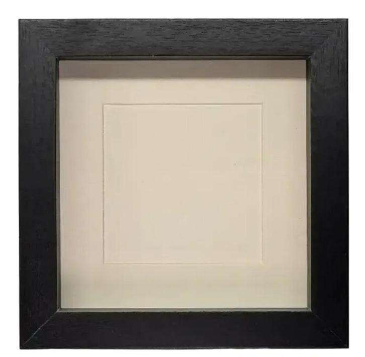 Passe-partout lijst 16x16 cm in walnoot of zwart, Huis en Inrichting, Woonaccessoires | Lijsten, Nieuw, Minder dan 50 cm, Minder dan 50 cm