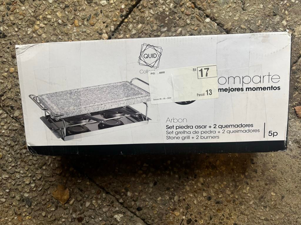 Quid Arbon Steengrillset - 2 Branders, Ophalen of Verzenden, Nieuw