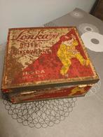 Vintage trommel van Lonka suikerwerken Breda, Verzamelen, Blikken, Ophalen of Verzenden, Gebruikt, Overige