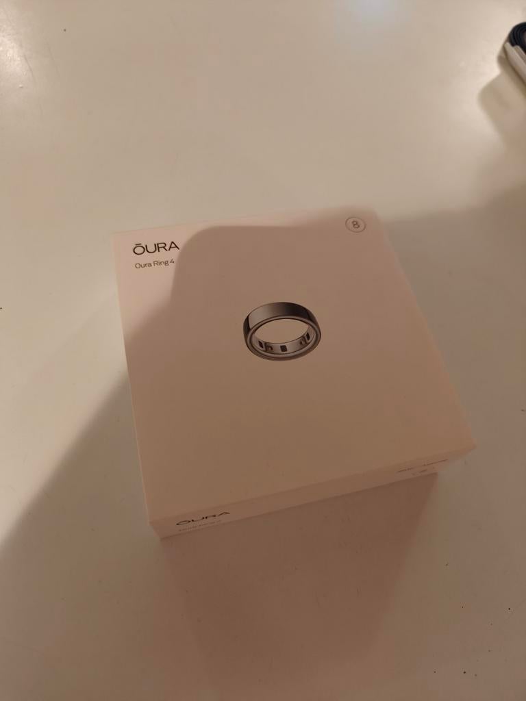 Oura Ring 4 - Zilver Maat 8 Ongeopend inc. aankoopbewijs!, Conditie, Oura, Nieuw, Ophalen of Verzenden
