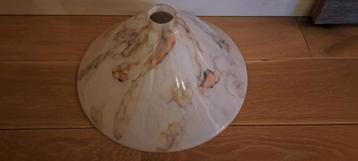 Hanglamp gemarmerd/gevlamd glas  beschikbaar voor biedingen