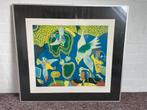 Corneille lithografie "Femme et oiseaux" 1987, Antiek en Kunst, Kunst | Litho's en Zeefdrukken, Ophalen