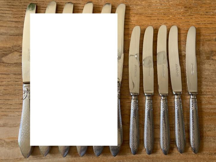 Vintage Gero Zilmeta hamerslag 755 mes messen zgan, Antiek en Kunst, Antiek | Bestek, Ophalen of Verzenden