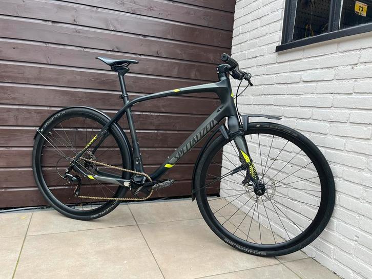 Specialized Sirrus L carbon stadsfiets herenfiets racefiets, Fietsen en Brommers, Fietsen | Heren | Sportfietsen en Toerfietsen