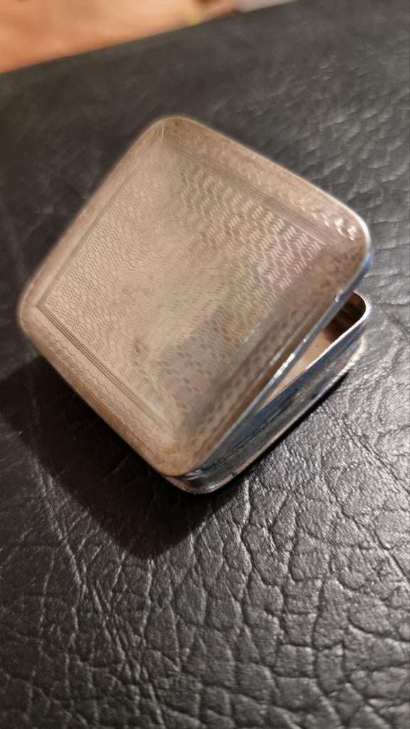 Zilver pillen doosje pepermunt, Ophalen of Verzenden, Zilver