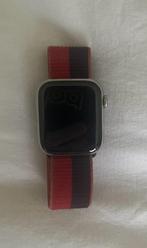 Apple Watch Series 7 (GPS + cellular) 45mm met geweven band, Sieraden, Tassen en Uiterlijk, Smartwatches, Hartslag, Grijs, IOS