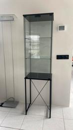 Glazen vitrinekast van ikea, Huis en Inrichting, Kasten | Vitrinekasten, Zo goed als nieuw, 150 tot 200 cm, 25 tot 50 cm, 50 tot 100 cm