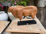 Stoere houten stier, Nieuw, Ophalen of Verzenden, Nvt, Nvt