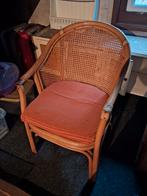 Stoelen 6 (8) leer en 2 rotan, Ophalen, Gebruikt, Bruin, Vijf, Zes of meer stoelen