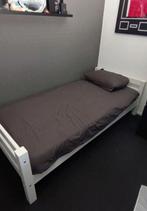 1 persoonsbed, met lattenbodem, Ophalen, Gebruikt, 90 cm, Eenpersoons
