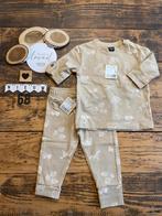 Baby unisex setje wibra shirtje broekje bruin beige maat 68, Ophalen of Verzenden, Nieuw, Jongetje of Meisje, Setje