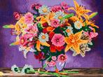 Gemaakte diamond painting bloemen, Huis en Inrichting, Woonaccessoires | Schilderijen, Tekeningen en Foto's, Minder dan 50 cm