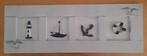 Houten wanddecoratie nautisch thema., Ophalen of Verzenden, Gebruikt