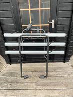Fietsendrager Menabo voor 3 fietsen - achterklepdrager, Auto diversen, Fietsendragers, Ophalen, 3 fietsen of meer, Gebruikt, Brede banden