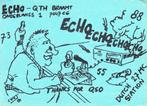 QSL - 27MC kaart  -  Echo   -   Braamt            =11/12=, Verzamelen, Ophalen of Verzenden, 1980 tot heden, Gelopen, Overige thema's