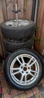 Goodyear winterbanden op aluminium, Auto-onderdelen, Banden en Velgen, Ophalen, Gebruikt, 16 inch, Banden en Velgen
