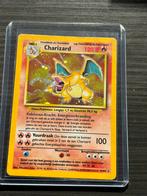 Pokemon Charizard base set holo, Ophalen of Verzenden, Zo goed als nieuw, Losse kaart, Foil