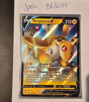 pokemon - ampharos #49 - Vivid voltage  beschikbaar voor biedingen