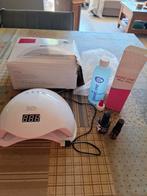 Gel nagels lamp met gellak base top coat, Ophalen of Verzenden, Zo goed als nieuw, Handen en Nagels, Toebehoren