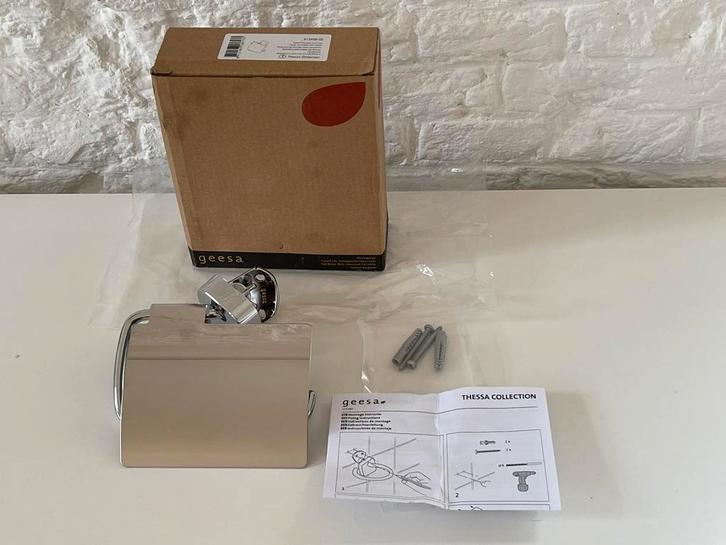 Nieuw Geesa WC / Toiletrolhouder Model Thessa, Huis en Inrichting, Badkamer | Badtextiel en Accessoires, Nieuw, Ophalen of Verzenden
