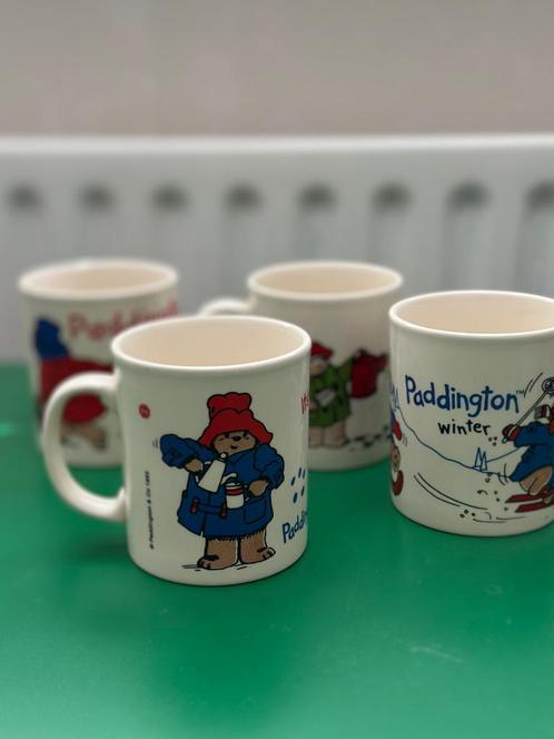 Paddington bekers Douwe Egberts, Huis en Inrichting, Keuken | Servies, Zo goed als nieuw, Kop(pen) en/of Schotel(s), Overige stijlen