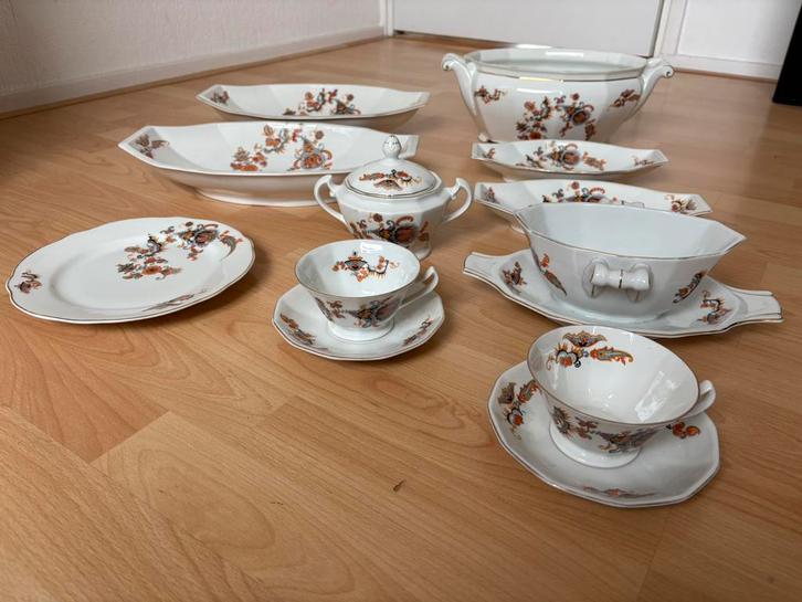 Servies  C.Jamin jaren ‘30, Antiek en Kunst, Antiek | Servies los, Ophalen of Verzenden