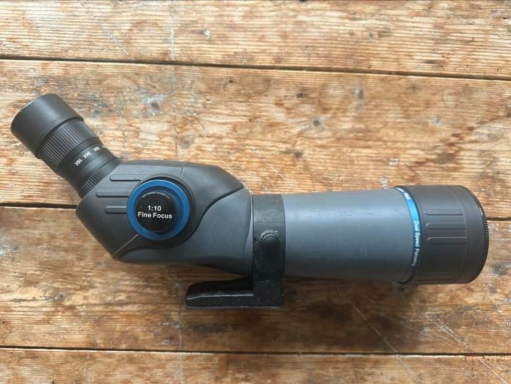 Telescoop spottingscope, Audio, Tv en Foto, Optische apparatuur | Verrekijkers, Gebruikt, 20x of meer, Met hoes of tas, Ophalen of Verzenden