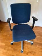 Klöber blauwe bureaustoel, verstelbaar, Huis en Inrichting, Bureaustoelen, Ophalen, Gebruikt, Blauw, Bureaustoel