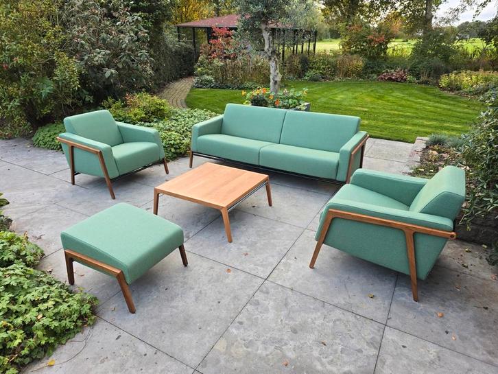 Harvink Splinter complete zithoek - 3 zits bank - fauteuils, Huis en Inrichting, Complete eetkamers, Zo goed als nieuw, Ophalen of Verzenden
