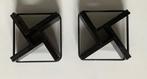2 design Kaarsenstandaard zwart Paulus van Leeuwen 1982, Gebruikt, Zwart, Ophalen of Verzenden, Metaal
