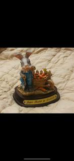 Jasper Rabbit Beeldje Leonardo nieuw, Antiek en Kunst, Kunst | Beelden en Houtsnijwerken, Ophalen of Verzenden