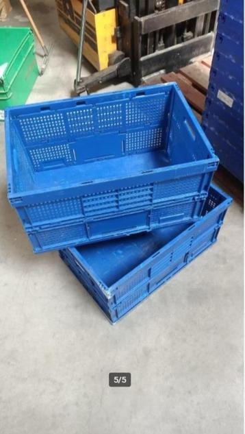 18 x vouwbare stapelbare kratten 60cmx40cmx31,5cm beschikbaar voor biedingen