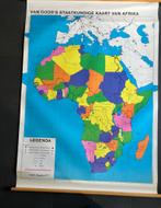 Wandkaart Afrika van Goor, Antiek en Kunst, Antiek | Schoolplaten, Ophalen, Aardrijkskunde