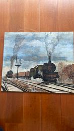 Schilderij Stoomtrein, Ophalen