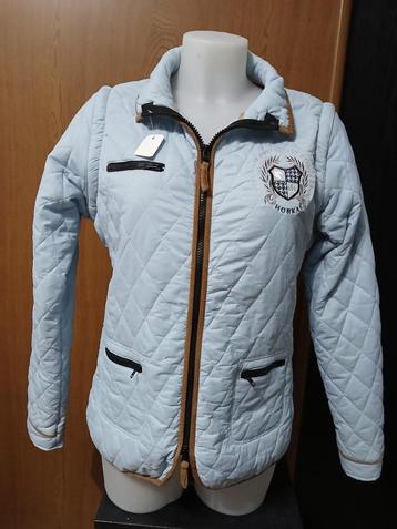 Babyblauwe jas/bodywarmer Horka Elite maat M beschikbaar voor biedingen