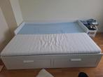 Bedbank Ikea Brimnes 80x200 met 2 lades, Huis en Inrichting, Slaapkamer | Bedden, Ophalen