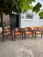 4 eetkamerstoelen webbing japandi style, Huis en Inrichting, Stoelen, Ophalen of Verzenden