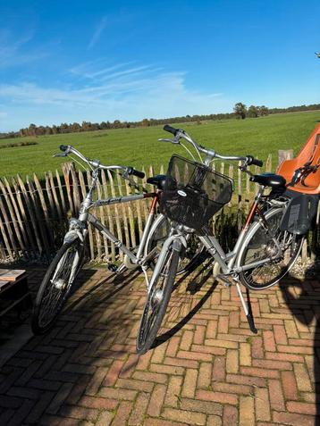 2x Gazelle Chamonix fietsen – direct klaar voor gebruik beschikbaar voor biedingen