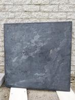 hardstenen tafelblad 80x80x3 cm, blauw & bruin & grijs, Ophalen, Overige materialen, Gebruikt, 50 tot 100 cm