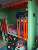 Kinderbed huisjebed zelfbouw., Ophalen, Gebruikt, 140 tot 160 cm, 70 tot 85 cm