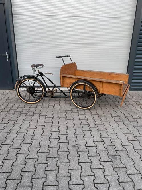 Antieke bakfiets, Fietsen en Brommers, Fietsen | Bakfietsen, Gebruikt, Overige merken, Goederen, Ophalen