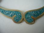 vintage Alpaca sieraden set nog splinternieuw, Ophalen of Verzenden, Nieuw, Zilver, Overige materialen